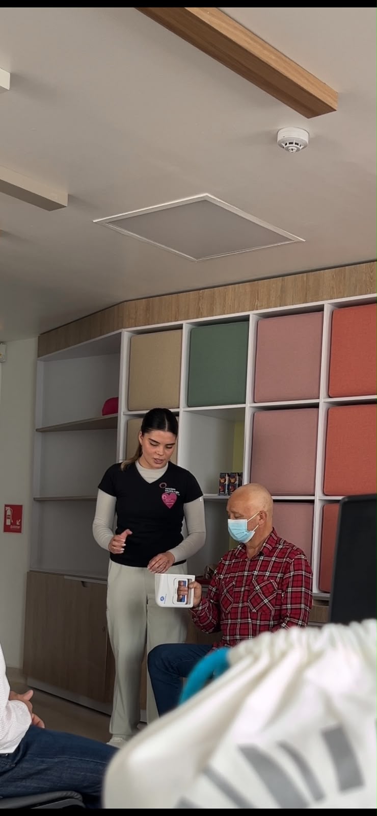 Sesión personalizada con un paciente de TP Health